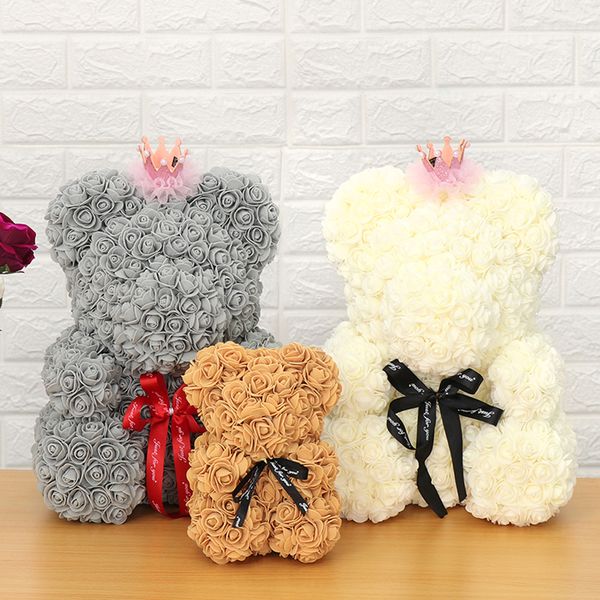 23/40cm valentine's romantic artificial rose bear pe rose gift for wedding party creative diy valentine gift pe doll
23/40cm valentine's romantic artificial rose bear pe rose gift for wedding party creative diy valentine gift pe doll