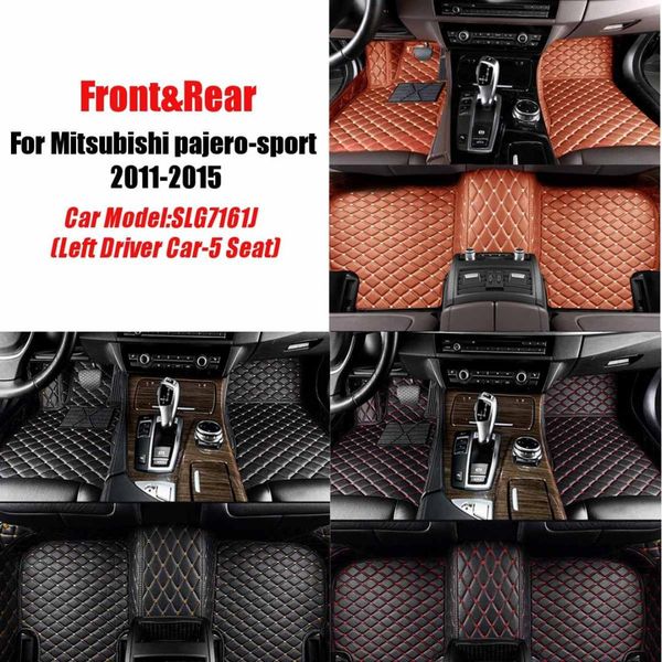 

car floor mats cover carpet for mitsubishi outlander xl pajero sport lancer grandis galant asx 2011 2012 2013 2014 2015 for cars