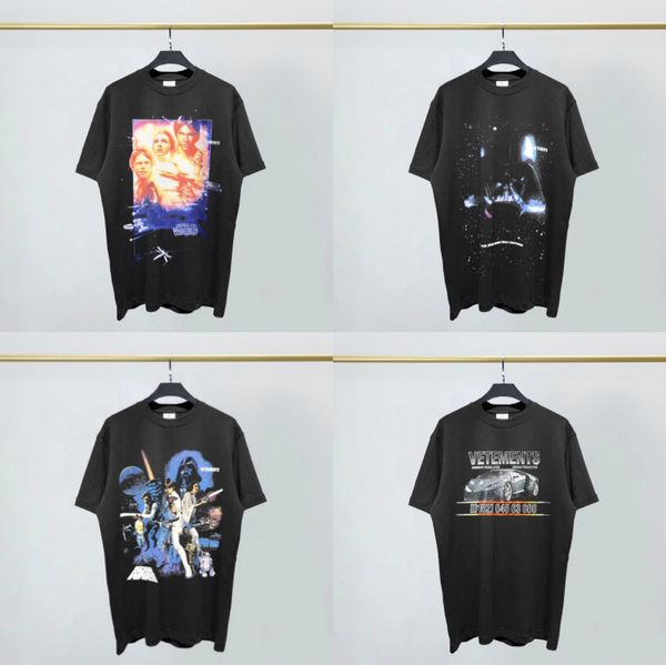 vetements mens designer t shirt france high street tide brand vtm witt meng limited loose black short sleeve women europe and america, White;black
vetements mens designer t shirt france high street tide brand vtm witt meng limited loose black short sleeve women europe and america, White;black