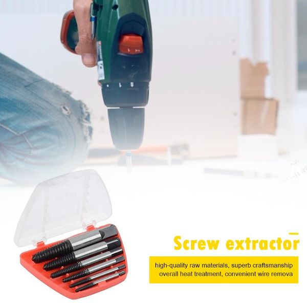 universal damaged screw extractor drill out bit set strong toughness broken bolt stud remover metal portable supplies
universal damaged screw extractor drill out bit set strong toughness broken bolt stud remover metal portable supplies