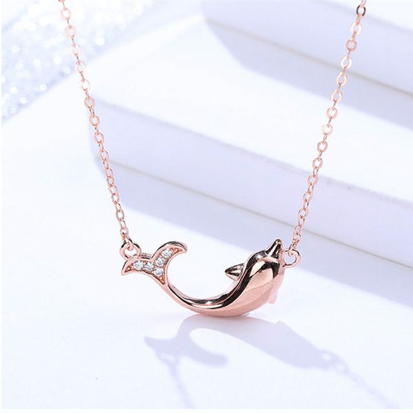 dolphin necklaces jewelry woman female real 925 sterling silver animal ocean fish rose gold plated choker human friend fashion cute new 6 pc
dolphin necklaces jewelry woman female real 925 sterling silver animal ocean fish rose gold plated choker human friend fashion cute new 6 pc