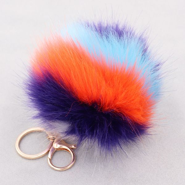 keychains colorful striped imitation fur ball key chain ladies fashion leather handbags accessories plush pendant, Silver
keychains colorful striped imitation fur ball key chain ladies fashion leather handbags accessories plush pendant, Silver
