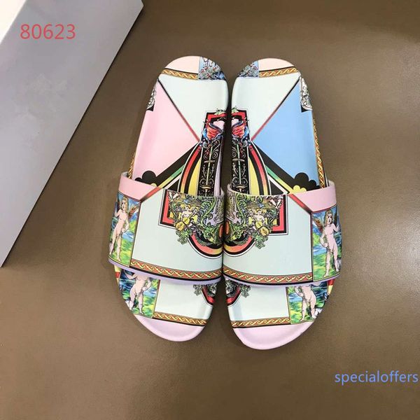 men sandals with correct flower box dust bag designer shoes print luxury slide summer fashion wide flat sandals slipper, Black
men sandals with correct flower box dust bag designer shoes print luxury slide summer fashion wide flat sandals slipper, Black