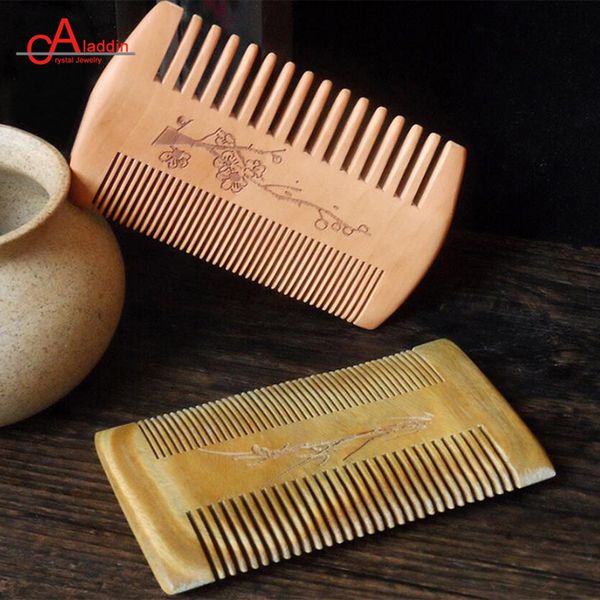 aladdin 1 pc natural double sided wood comb anti-static head massage hair jewelry accessories chinese style, Golden;white
aladdin 1 pc natural double sided wood comb anti-static head massage hair jewelry accessories chinese style, Golden;white