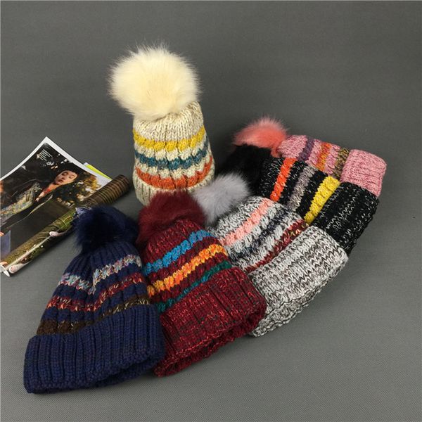 warm ear muffs woolly hat lady's candy-colored rainbow knit cap with rolled edge pullover hat damp winter hatt2c5095
warm ear muffs woolly hat lady's candy-colored rainbow knit cap with rolled edge pullover hat damp winter hatt2c5095