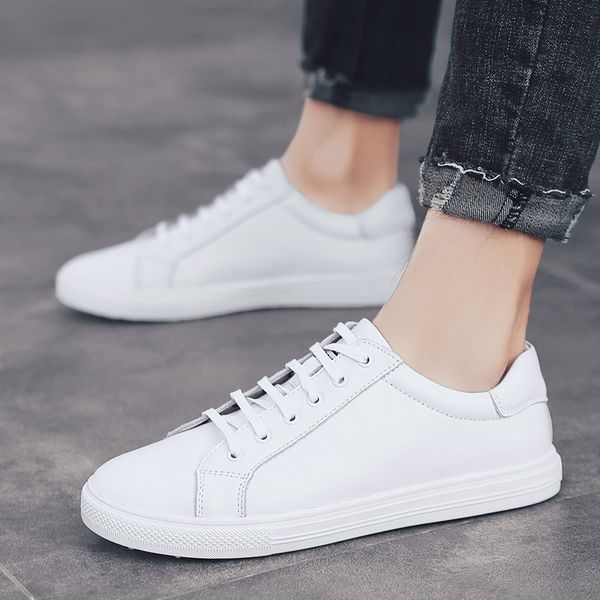 genuine leather shoes sneakers casual men shoes lace up chaussure homme cuir zapatos de hombre casuales cuero mens shoe white, Black
genuine leather shoes sneakers casual men shoes lace up chaussure homme cuir zapatos de hombre casuales cuero mens shoe white, Black