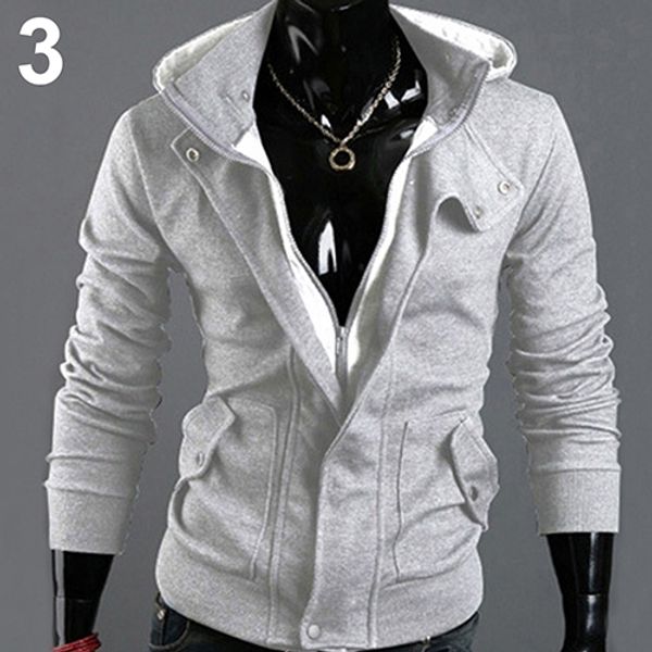 men's jackets spring autumn men fashion casual long sleeve slim zipper cardigan hooded coats for males, Black;brown
men's jackets spring autumn men fashion casual long sleeve slim zipper cardigan hooded coats for males, Black;brown