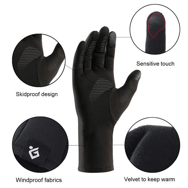 winter warm windproof waterproof anti-slip thermal contact screen bike ski gloves middle cycling gloves, Black
winter warm windproof waterproof anti-slip thermal contact screen bike ski gloves middle cycling gloves, Black