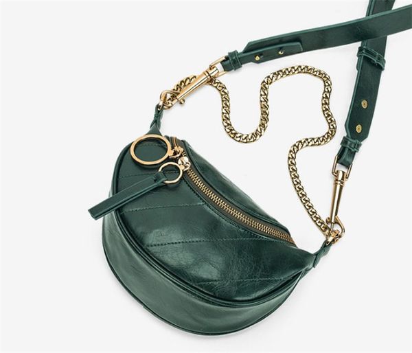2020 casual female bag new simple and wild fashion one shoulder diagonal chain bag ing