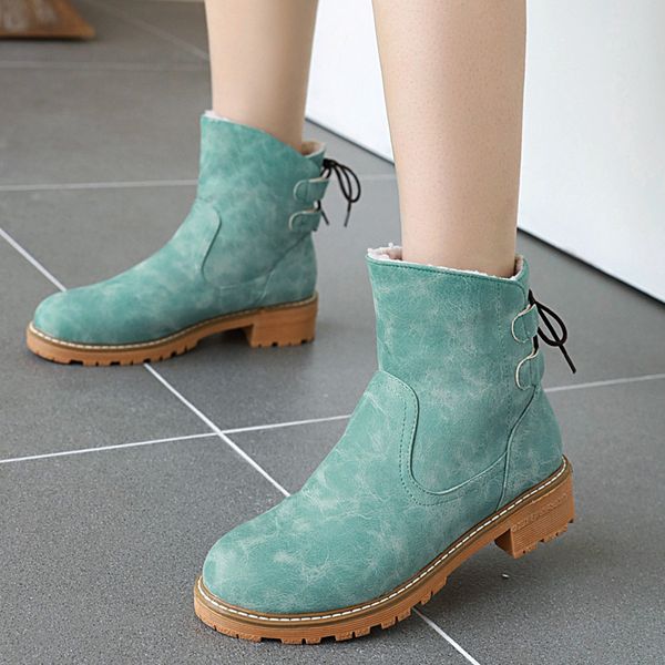 winter leather boots women warm cotton-padded shoes woman waterproof platform block heel ankle snow boots blue gray botas mujer, Black
winter leather boots women warm cotton-padded shoes woman waterproof platform block heel ankle snow boots blue gray botas mujer, Black