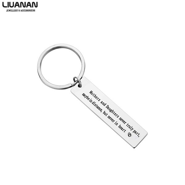 mothers and daughters never truly part keychain gift for mother daughter birthday graduation key chain jewelry quote inspiration, Silver
mothers and daughters never truly part keychain gift for mother daughter birthday graduation key chain jewelry quote inspiration, Silver