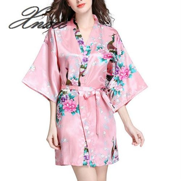 women faux silk robe satin bride robe large size floral bathrobe short nightwear women pajamas kimono, Black;red
women faux silk robe satin bride robe large size floral bathrobe short nightwear women pajamas kimono, Black;red