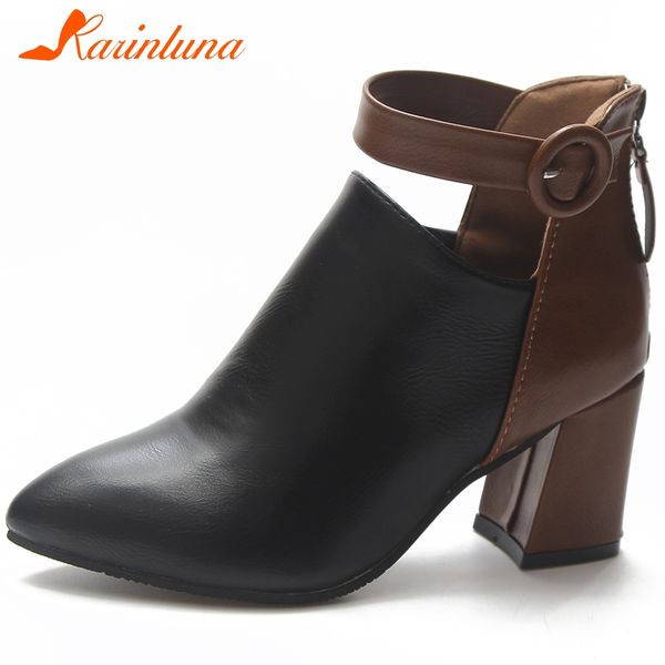 karin big size 35-44 ladies high heels boots women fashion patchwork boots pointed toe mixed-color ankle shoes woman, Black
karin big size 35-44 ladies high heels boots women fashion patchwork boots pointed toe mixed-color ankle shoes woman, Black