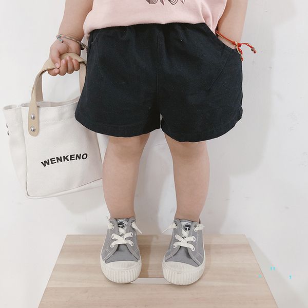 kids shorts 2020 summer boys girls casual cotton pants with pockets baby solid color thin casual short trousers 80-140cm cz331, Black
kids shorts 2020 summer boys girls casual cotton pants with pockets baby solid color thin casual short trousers 80-140cm cz331, Black