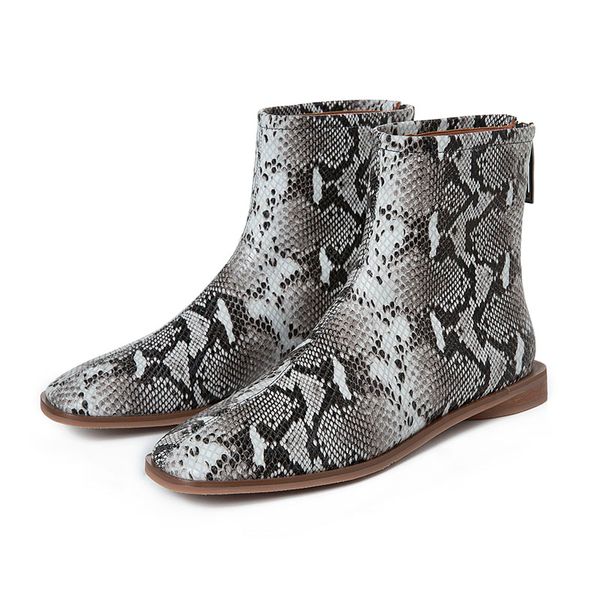 boots agodor genuine leather women ankle square toe low heels winter black shoes snake print back zipper ladies
boots agodor genuine leather women ankle square toe low heels winter black shoes snake print back zipper ladies