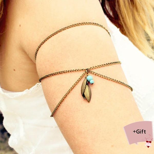 women multi-layer tassel arm chain leaf accessory bead pendant bracelet lady hand jewelry for women arm chain jewelry, Golden;silver
women multi-layer tassel arm chain leaf accessory bead pendant bracelet lady hand jewelry for women arm chain jewelry, Golden;silver