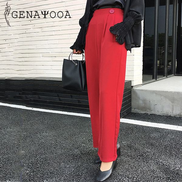 women's pants & capris genayooa casual summer suit plus size office lady women trousers loose 2021 oversized korean elegant wide leg, Black;white
women's pants & capris genayooa casual summer suit plus size office lady women trousers loose 2021 oversized korean elegant wide leg, Black;white
