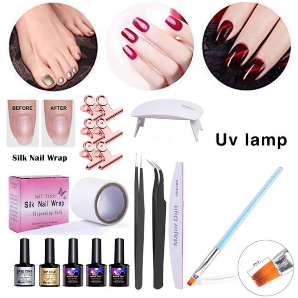 nail art kit fiberglass silk wrap nail kit for art quick extension gel equipment fibernails building uv lamp manicure tools
nail art kit fiberglass silk wrap nail kit for art quick extension gel equipment fibernails building uv lamp manicure tools