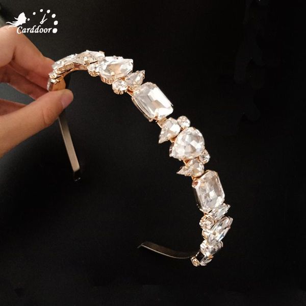 carddoor new fashion hair hoop charm geometric crystal ladies sweet rhinestone head with wedding banquet hair accessories, Golden;white
carddoor new fashion hair hoop charm geometric crystal ladies sweet rhinestone head with wedding banquet hair accessories, Golden;white