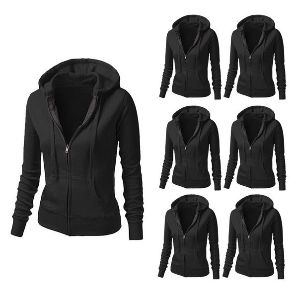 fashion women winter autumn casual hoodie coat hooded pullover sweatshirt jumper coats jacket ks-shipping, Black
fashion women winter autumn casual hoodie coat hooded pullover sweatshirt jumper coats jacket ks-shipping, Black