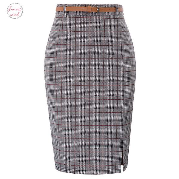 womens gingham skirts office lady business party elegant grid pattern belt decorated hips wrapped bodycon pencil skirt, Black
womens gingham skirts office lady business party elegant grid pattern belt decorated hips wrapped bodycon pencil skirt, Black