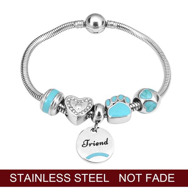 charm bracelets love friend pendant charms bracelet with crystal enamel beads fit snake chain fine for women jewelry pulseira, Golden;silver
charm bracelets love friend pendant charms bracelet with crystal enamel beads fit snake chain fine for women jewelry pulseira, Golden;silver