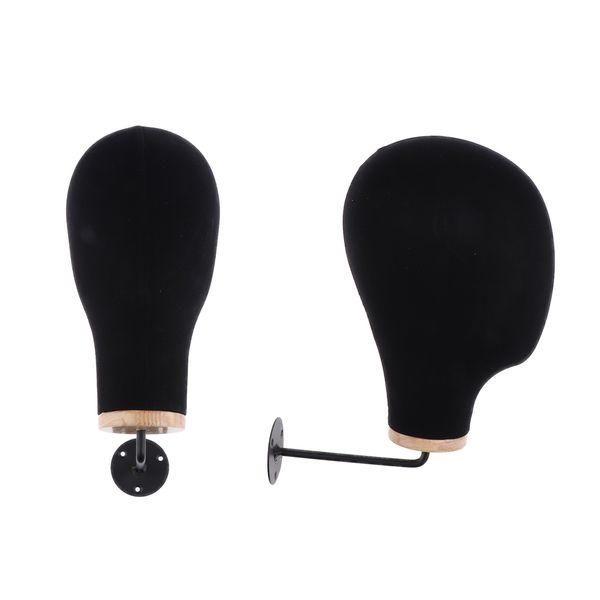 2x wall mounted mannequin head wig hat making glasses display model manikin 
2x wall mounted mannequin head wig hat making glasses display model manikin