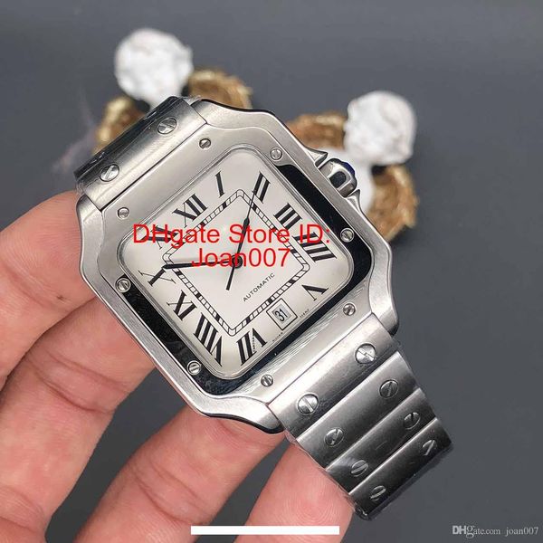 2018 luxury men stainless steel watch 2813 automatic movement mechanical silver case rivets bracelet men sports original clasp wristwatches, Slivery;brown
2018 luxury men stainless steel watch 2813 automatic movement mechanical silver case rivets bracelet men sports original clasp wristwatches, Slivery;brown