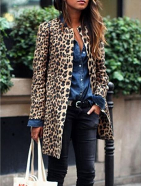 leopard female trench 2020 plus size leopard open stitch long trench woman classical casual long sleeve o-neck wide waist, Tan;black
leopard female trench 2020 plus size leopard open stitch long trench woman classical casual long sleeve o-neck wide waist, Tan;black