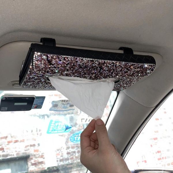multifunctional luxury crystal pu leather paper holder hanging car sun visor tissue box car tissue box holder
multifunctional luxury crystal pu leather paper holder hanging car sun visor tissue box car tissue box holder