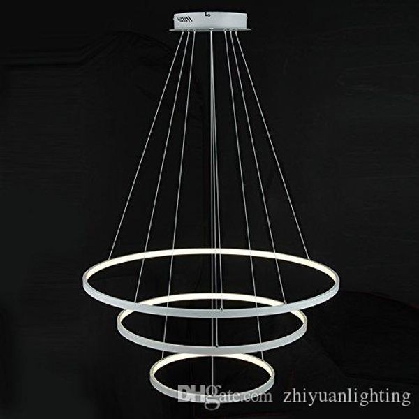 modern led acrylic pendant lights 3 rings chandeliers white/black color 90w for office dining room living room
modern led acrylic pendant lights 3 rings chandeliers white/black color 90w for office dining room living room