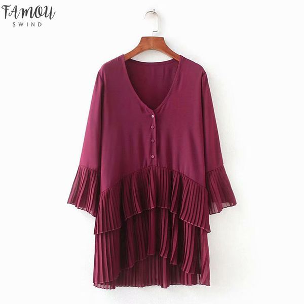 2020 new fashionable joker pure color contracted with female 18080 plait splicing smock loose shirt0224, White
2020 new fashionable joker pure color contracted with female 18080 plait splicing smock loose shirt0224, White