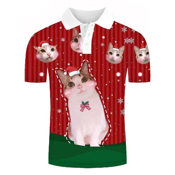 christmas series men shirt 3d christmas cat print shirt men summer short sleeve fashion 2020 new, White;black
christmas series men shirt 3d christmas cat print shirt men summer short sleeve fashion 2020 new, White;black