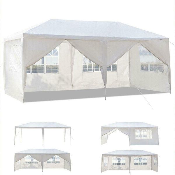 10'x20' белый открытый навес беседки свадебная вечеринка палатка 6 съемных оконных стен
10'x20' белый открытый навес беседки свадебная вечеринка палатка 6 съемных оконных стен