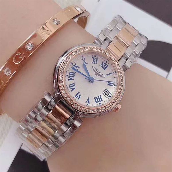 reloj mujer fashion ladies dress rose gold watch new tag alloy diamond women watches silver bracelet stainless steel quartz clock, Slivery;brown
reloj mujer fashion ladies dress rose gold watch new tag alloy diamond women watches silver bracelet stainless steel quartz clock, Slivery;brown
