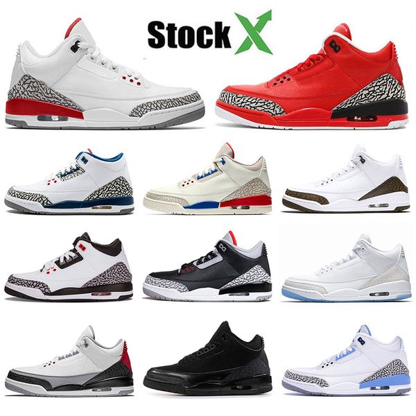 new air jordan retro mens basketball shoes 3s iii pure white black cement cat knicks rivals mocha katrina wlof grey spots sneakers 3, White;red
new air jordan retro mens basketball shoes 3s iii pure white black cement cat knicks rivals mocha katrina wlof grey spots sneakers 3, White;red