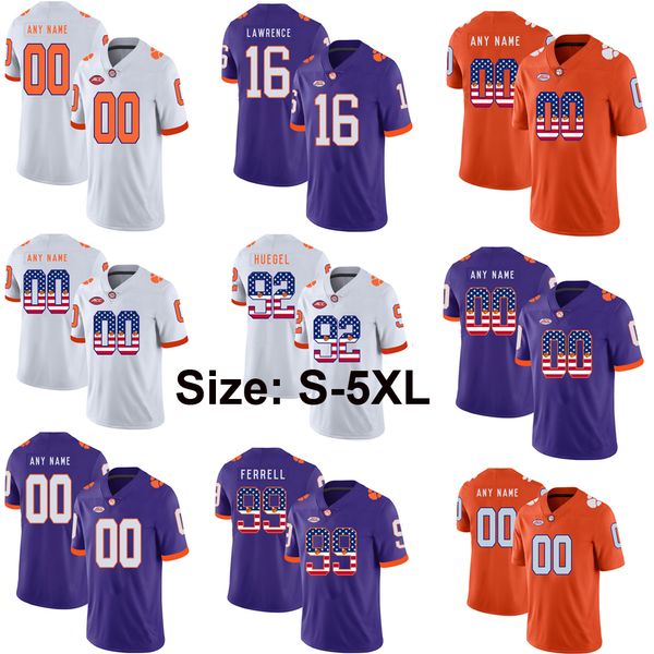 big sizes custom clemson tigers college football jersey trevor lawrence deshaun watson kelly bryant customize usa flag fashion ncaa jerseys, Black
big sizes custom clemson tigers college football jersey trevor lawrence deshaun watson kelly bryant customize usa flag fashion ncaa jerseys, Black