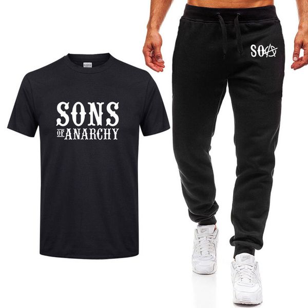 tv soa sons of anarchy cosplay costume mens t-shirt samcro skull print cotton short sleeve t shirts+pants suitx
tv soa sons of anarchy cosplay costume mens t-shirt samcro skull print cotton short sleeve t shirts+pants suitx