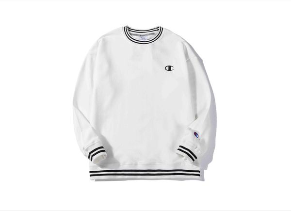 designer champions mens womens pullover fashion brand pullover small c cuff neckline custom striped casual sweatshirt, White;black
designer champions mens womens pullover fashion brand pullover small c cuff neckline custom striped casual sweatshirt, White;black
