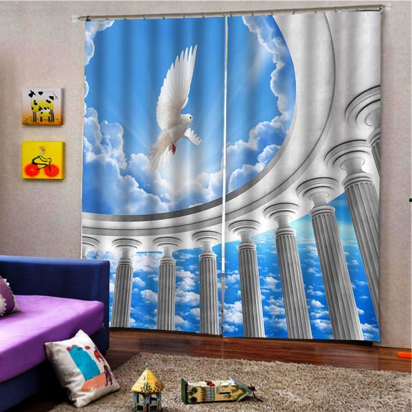 customized 3d curtains new window balcony thickened windshield blackout curtains blue sky curtains
customized 3d curtains new window balcony thickened windshield blackout curtains blue sky curtains