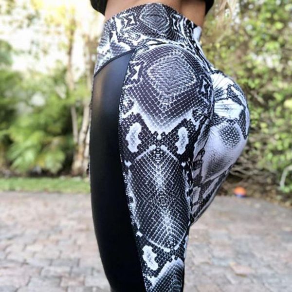 women sport leggings fitness snake skin printed pu yoga pants high waist push up keep slim gym snake leggings female, White;red
women sport leggings fitness snake skin printed pu yoga pants high waist push up keep slim gym snake leggings female, White;red