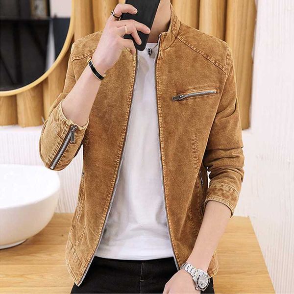 men's jackets spring 2021 jacket retro denim jacket. youth korean fashion casual simple, Black;brown
men's jackets spring 2021 jacket retro denim jacket. youth korean fashion casual simple, Black;brown