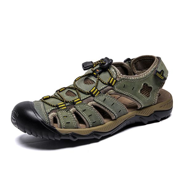 soft genuine leather men's sandals classic sandals casual shoes summer outdoor beach man casual sneakers big szie 48, Black
soft genuine leather men's sandals classic sandals casual shoes summer outdoor beach man casual sneakers big szie 48, Black