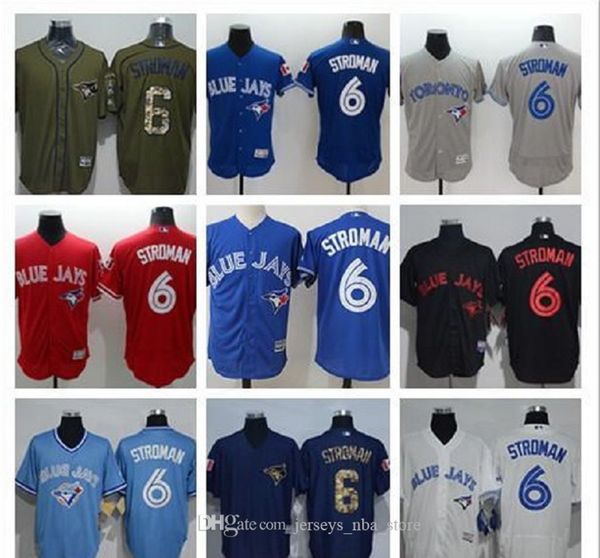 custom men women youth blue jays jersey #6 marcus stroman home blue white grey baseball jerseys, Blue;black
custom men women youth blue jays jersey #6 marcus stroman home blue white grey baseball jerseys, Blue;black