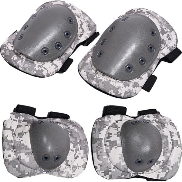 4pcs/set tactical elbow knee pads gym cycling sports protector black eagle armor cs cosplay soldier army field protective gear, Black;gray
4pcs/set tactical elbow knee pads gym cycling sports protector black eagle armor cs cosplay soldier army field protective gear, Black;gray