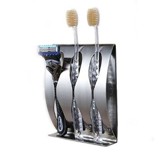 lumiparty stainless steel toothbrush holder bathroom kitchen family toothbrush suction cups holder wall stand self adhesive
lumiparty stainless steel toothbrush holder bathroom kitchen family toothbrush suction cups holder wall stand self adhesive