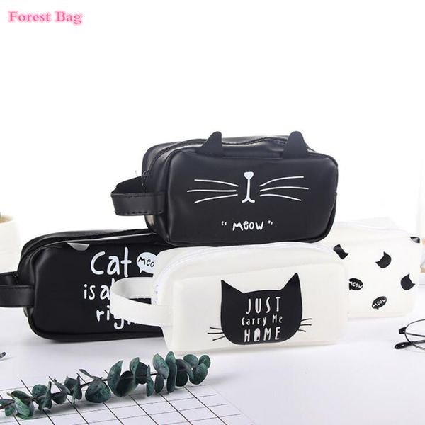 silicone pencil bag cute school stationery bag gift cartoon cat black white pencil box case 17.5*8.5*6cm big capacity
silicone pencil bag cute school stationery bag gift cartoon cat black white pencil box case 17.5*8.5*6cm big capacity