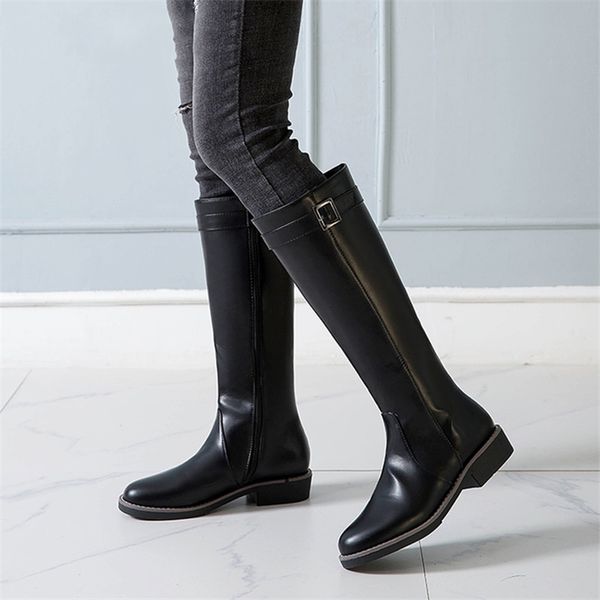 Women Shoes Winter Riding Boots Square Heel Boots Zipper Med Heel Knee High Boots Ladies New black
Women Shoes Winter Riding Boots Square Heel Boots Zipper Med Heel Knee High Boots Ladies New black