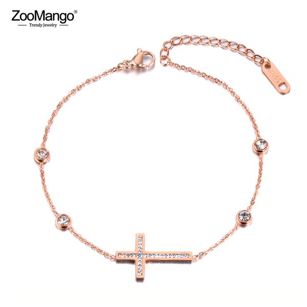 zoomango trendy clay crystal cross charm bracelets for women stainless steel cz link & chain bracelet for christmas gift zb19044, Black
zoomango trendy clay crystal cross charm bracelets for women stainless steel cz link & chain bracelet for christmas gift zb19044, Black