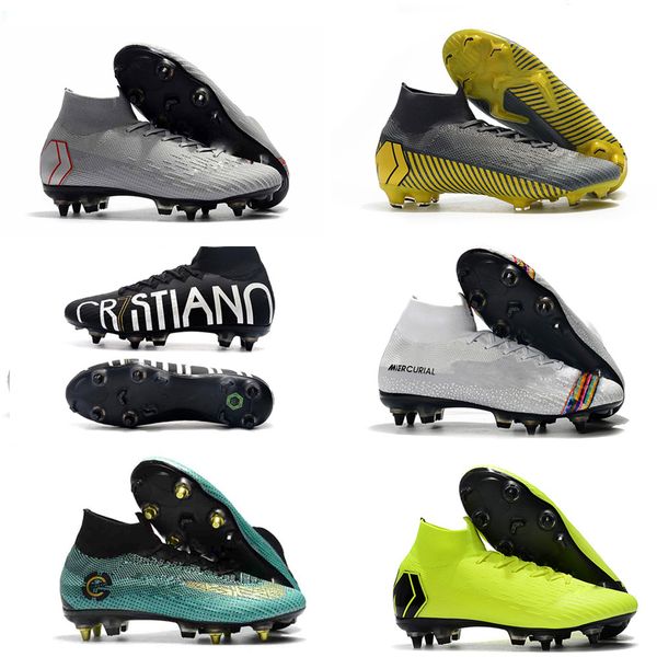 mens mercurial superfly vi elite sg ac xii elite ac vii cr7 chaussures soccer shoes 360 football boots elite scarpe calcio outdoor 39-45
mens mercurial superfly vi elite sg ac xii elite ac vii cr7 chaussures soccer shoes 360 football boots elite scarpe calcio outdoor 39-45
